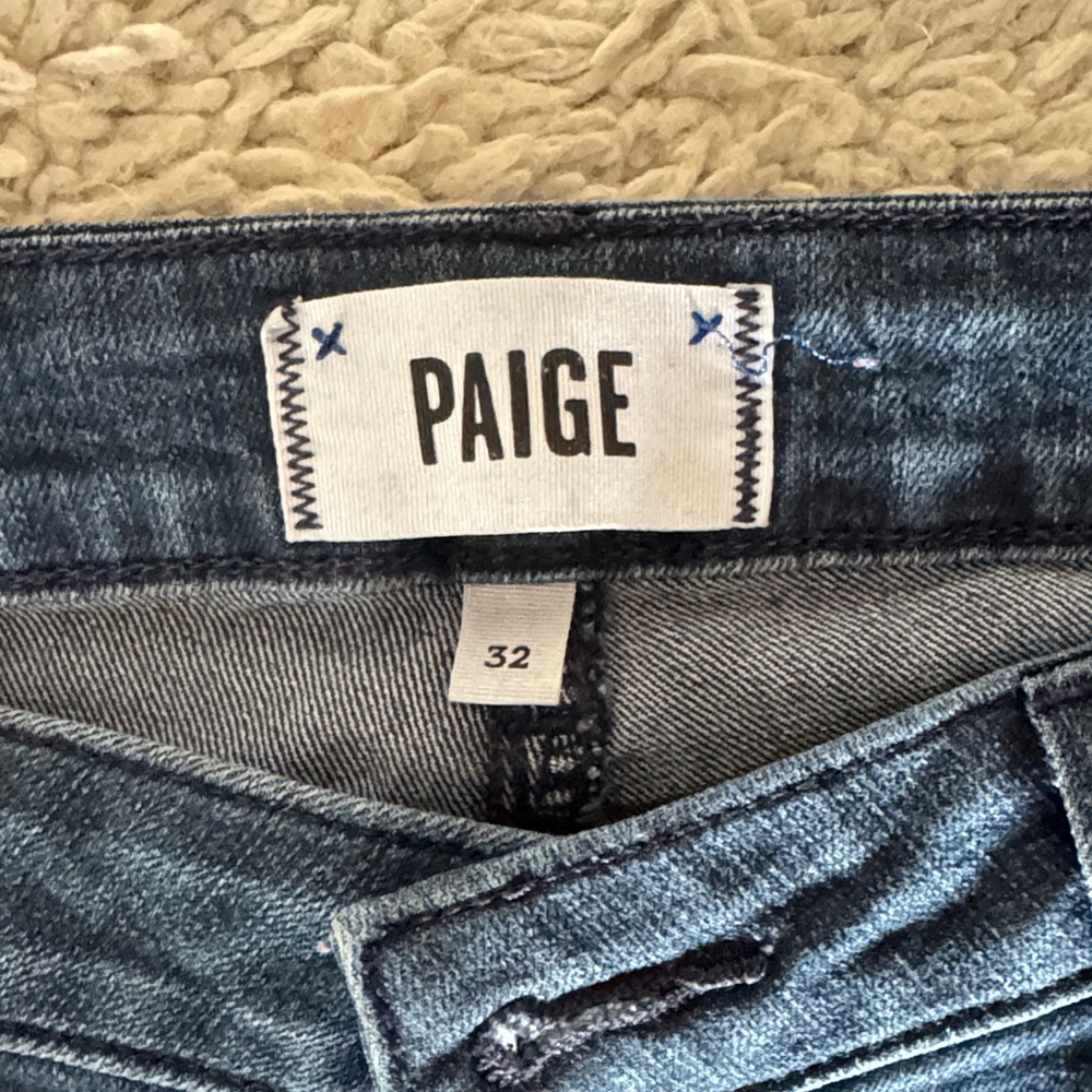 PAIGE Dark Blue Skinny Jeans - Picture 2 of 9